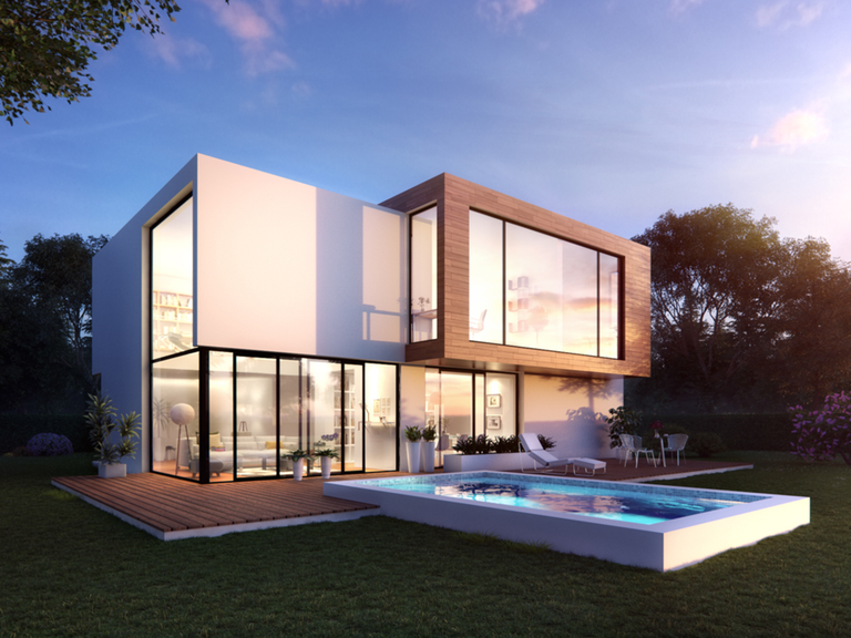 Villa Abendlicht
